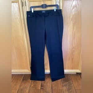 White House Black Market The Boot Ponte Black Stretch Pants